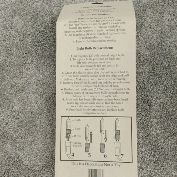 Set of 3 Pumpkin Jack-o-Latern Walkway Lights - Picture 5 of 7